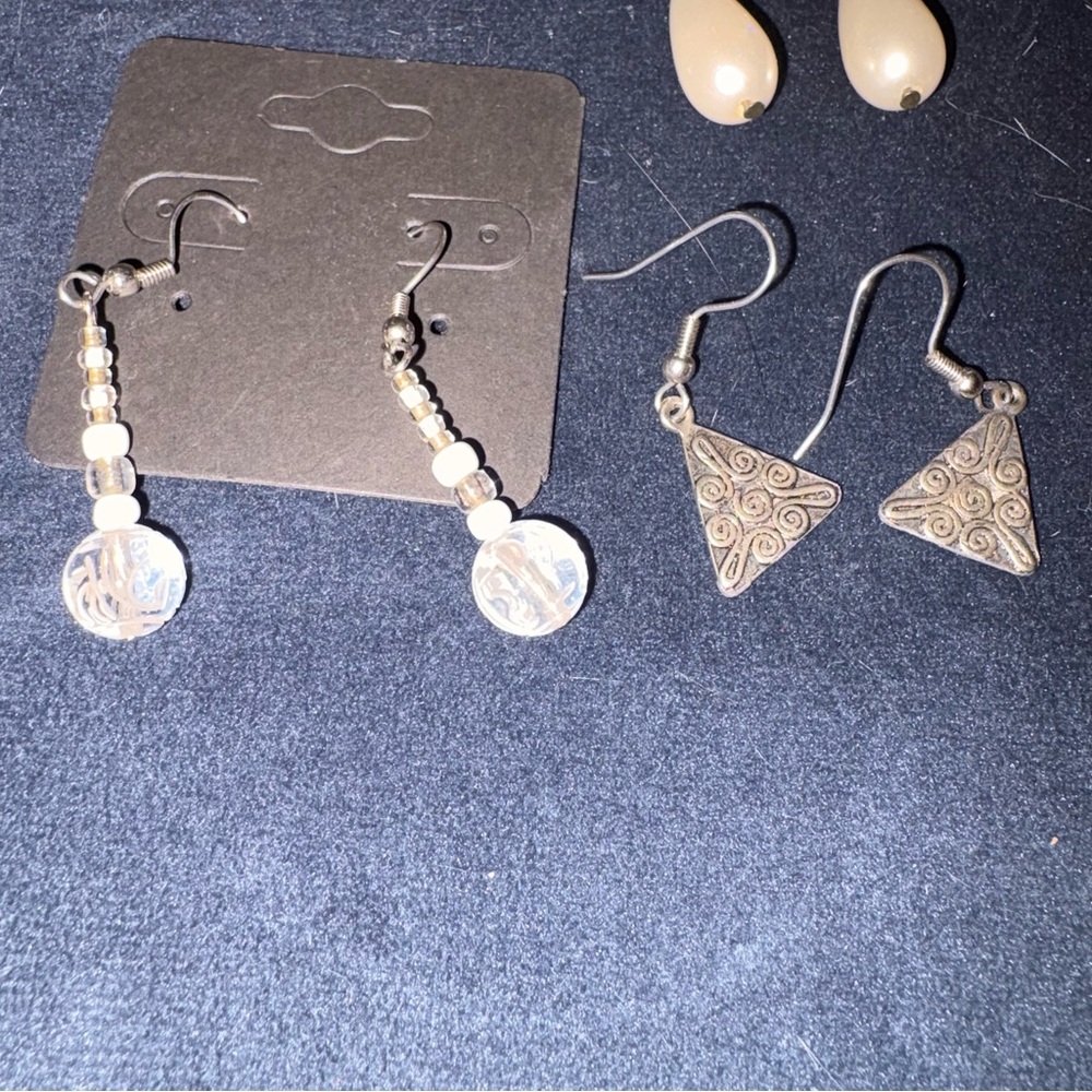 Lot of 6 pair of earrings - Picture 4 of 5